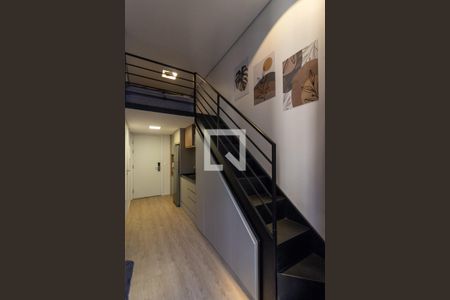 Cozinha de apartamento à venda com 1 quarto, 24m² em Jardim das Acácias, São Paulo