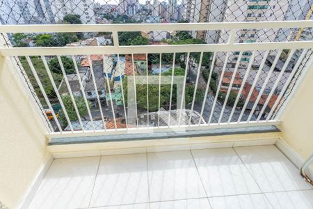 Varanda da sala  de apartamento à venda com 2 quartos, 50m² em Centro, Diadema