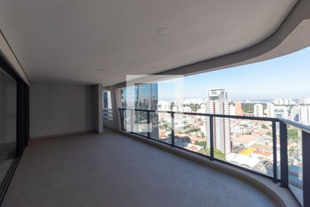 Varanda Sala  de apartamento à venda com 3 quartos, 196m² em Vila Cordeiro, São Paulo