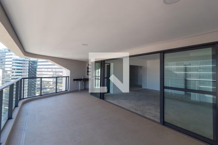 Varanda Sala  de apartamento à venda com 3 quartos, 196m² em Vila Cordeiro, São Paulo