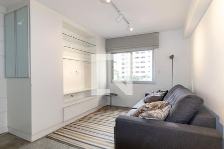 Sala de apartamento para alugar com 1 quarto, 44m² em Vila Nova Conceição, São Paulo