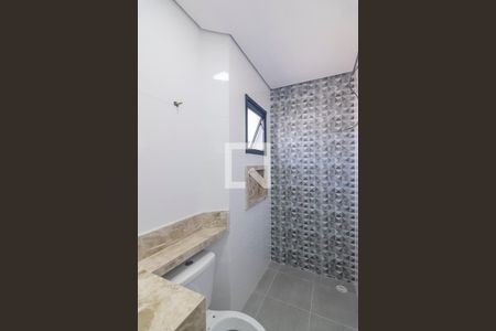 Banheiro da Suite de apartamento à venda com 2 quartos, 138m² em Parque das Nações, Santo André