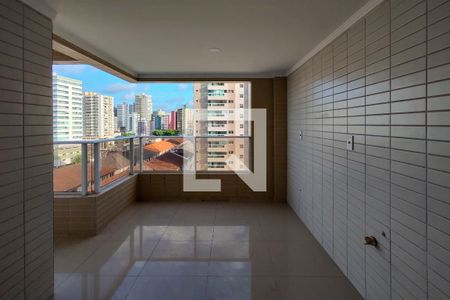 Sacada de apartamento para alugar com 3 quartos, 104m² em Canto do Forte, Praia Grande