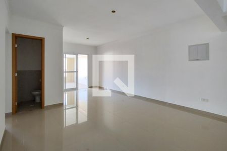 Sala de apartamento para alugar com 3 quartos, 104m² em Canto do Forte, Praia Grande