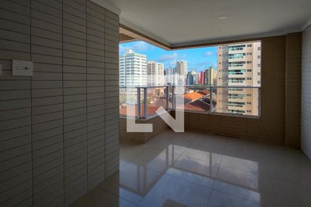 Sacada de apartamento para alugar com 3 quartos, 104m² em Canto do Forte, Praia Grande