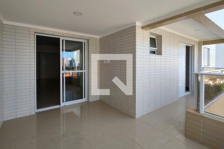 Sacada de apartamento para alugar com 3 quartos, 104m² em Canto do Forte, Praia Grande