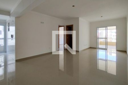 Sala de apartamento para alugar com 3 quartos, 104m² em Canto do Forte, Praia Grande