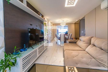 Sala de apartamento à venda com 3 quartos, 91m² em Vila Assunção, Santo André