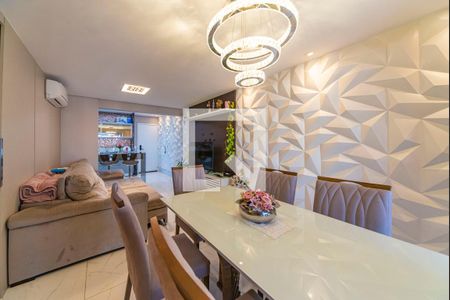 Sala de apartamento à venda com 3 quartos, 91m² em Vila Assunção, Santo André