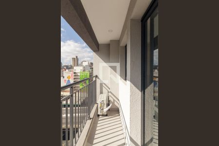 Varanda de kitnet/studio para alugar com 1 quarto, 28m² em Vila Buarque, São Paulo