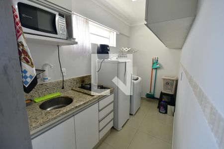 Cozinha de apartamento à venda com 1 quarto, 32m² em Taquaral, Campinas