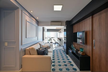 Sala de apartamento à venda com 3 quartos, 97m² em Chácara Inglesa, São Paulo