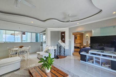Sala de apartamento para alugar com 3 quartos, 220m² em Loteamento Joao Batista Juliao, Guarujá