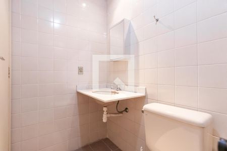 Banheiro de apartamento à venda com 1 quarto, 47m² em Vila Carlos de Campos, São Paulo