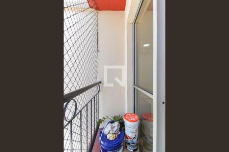 Varanda da Sala de apartamento para alugar com 2 quartos, 47m² em Vila Carmosina, São Paulo