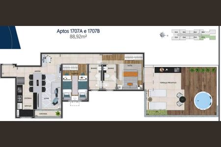 Apartamento à venda com 2 quartos, 52m² em Caiçaras, Belo Horizonte