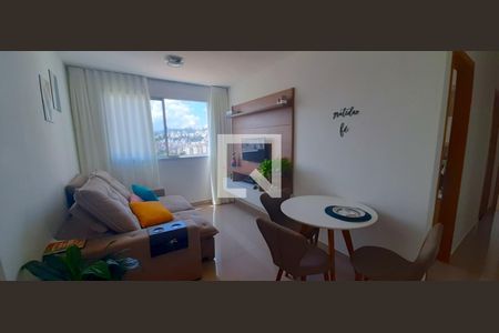 Sala  de apartamento à venda com 2 quartos, 48m² em Buritis, Belo Horizonte