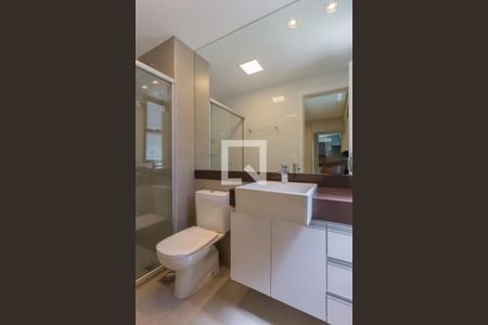 Banheiro da Suíte de apartamento para alugar com 1 quarto, 33m² em Funcionários, Belo Horizonte