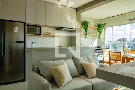 Sala de apartamento para alugar com 1 quarto, 40m² em Vila Clementino, São Paulo