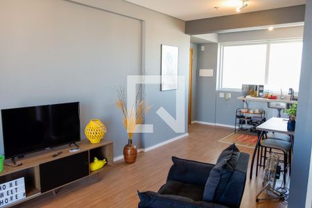 sala de apartamento à venda com 1 quarto, 43m² em Vila Yara, Osasco