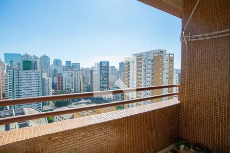 Varanda da Sala de apartamento para alugar com 2 quartos, 58m² em Bela Vista, São Paulo