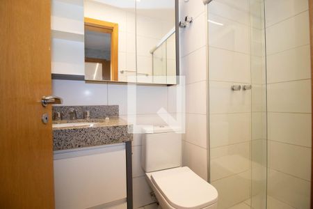 Banheiro da Suíte de apartamento para alugar com 1 quarto, 43m² em Norte (águas Claras), Brasília