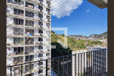 Vista da Sala de apartamento à venda com 2 quartos, 70m² em Rio Comprido, Rio de Janeiro