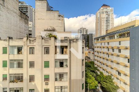 Vista da Sala de apartamento para alugar com 1 quarto, 31m² em República, São Paulo