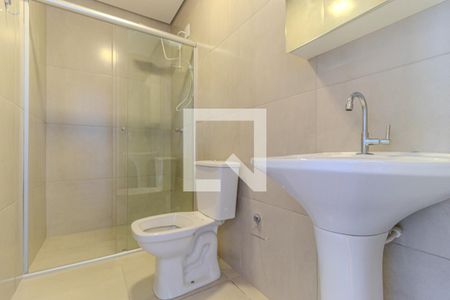 Banheiro de apartamento para alugar com 1 quarto, 33m² em República, São Paulo
