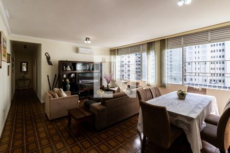 Sala de apartamento para alugar com 3 quartos, 153m² em Pitangueiras, Guarujá