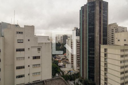 Vista da Sala de apartamento para alugar com 1 quarto, 40m² em Higienópolis, São Paulo