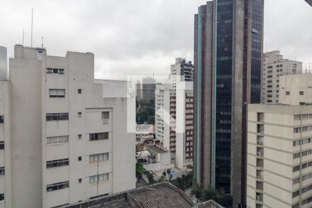 Vista do Quarto de apartamento para alugar com 1 quarto, 40m² em Higienópolis, São Paulo