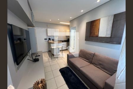 Sala de apartamento para alugar com 1 quarto, 39m² em Vale do Sereno, Nova Lima