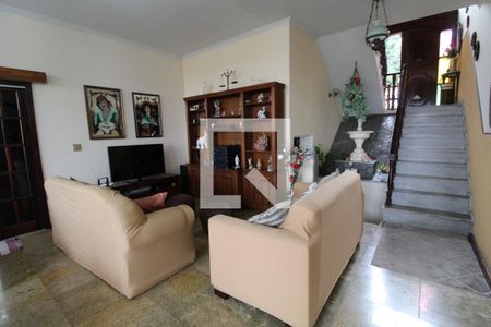 Sala de casa de condomínio à venda com 4 quartos, 480m² em Freguesia, Rio de Janeiro