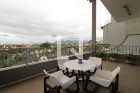 Varanda da sala de casa de condomínio à venda com 4 quartos, 480m² em Freguesia, Rio de Janeiro