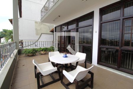 Varanda da sala de casa de condomínio à venda com 4 quartos, 480m² em Freguesia, Rio de Janeiro