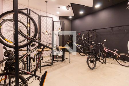 Área comum - Bicicletário de kitnet/studio para alugar com 1 quarto, 31m² em Moema, São Paulo