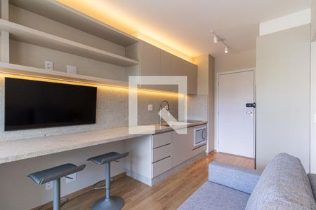 Studio para alugar com 31m², 1 quarto e sem vaga Studio para alugar com 31m², 1 quarto e sem vagaSala e Cozinha