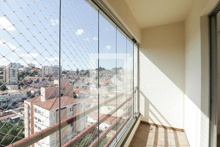 Varanda da Sala de apartamento para alugar com 2 quartos, 56m² em Vila Isolina Mazzei, São Paulo