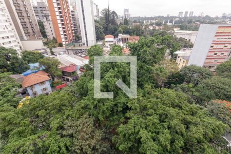 Varanda de kitnet/studio para alugar com 1 quarto, 36m² em Higienópolis, São Paulo