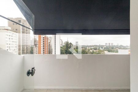 Varanda de kitnet/studio para alugar com 1 quarto, 36m² em Higienópolis, São Paulo