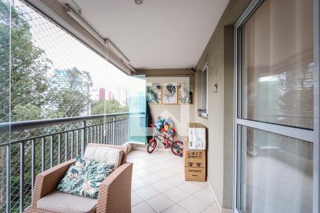 Sacada Sala de apartamento à venda com 2 quartos, 38m² em Vila Morumbi, São Paulo