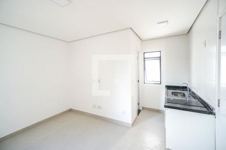 Sala quarto e cozinha de kitnet/studio para alugar com 1 quarto, 18m² em Cidade Mãe do Céu, São Paulo