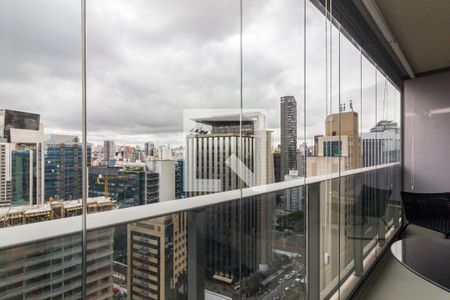 varanda de kitnet/studio para alugar com 1 quarto, 35m² em Pinheiros, São Paulo
