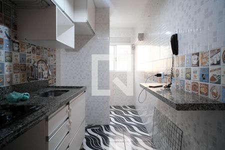 Cozinha  de apartamento para alugar com 2 quartos, 47m² em Jardim Maringa, São Paulo