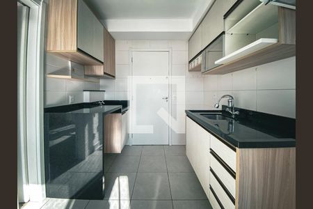 Cozinha de apartamento para alugar com 1 quarto, 28m² em Ferreira, São Paulo