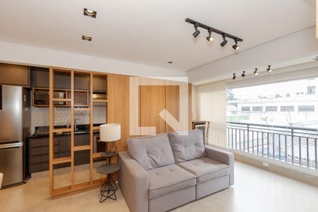 Sala de apartamento à venda com 2 quartos, 63m² em Campo Belo, São Paulo