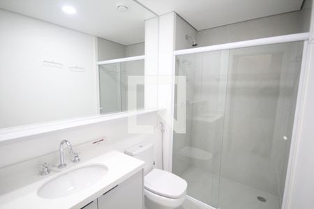 Banheiro de kitnet/studio para alugar com 1 quarto, 29m² em Vila Mariana, São Paulo