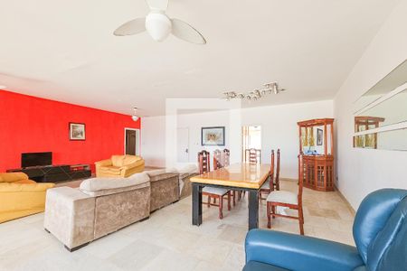 Sala de apartamento para alugar com 4 quartos, 380m² em Morro do Maluf, Guarujá