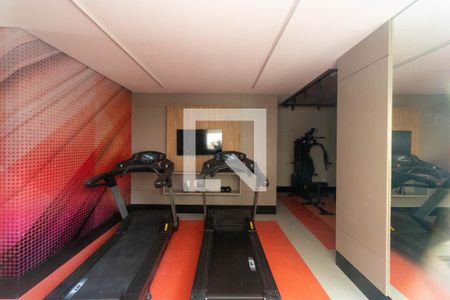 Studio para alugar com 39m², 1 quarto e 1 vaga Studio para alugar com 39m², 1 quarto e 1 vagaÁrea comum - Academia